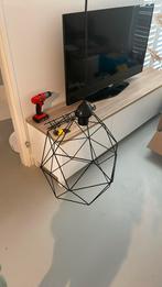 Lampenkap industrieel zwart, Huis en Inrichting, Lampen | Lampenkappen, Ophalen, Zo goed als nieuw, Zwart, Rond