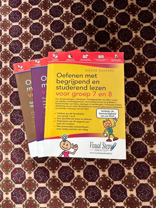 Oefenen met rekenen, begrijpend lezen en taal voor groep 8, Boeken, Schoolboeken, Gelezen, Nederlands, Overige niveaus, Ophalen