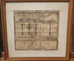 Delft 'Het Nieuwe Magazyn van Holland' - R Boitet - 1729, Antiek en Kunst, Kunst | Etsen en Gravures, Verzenden