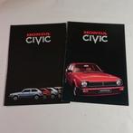 Honda Civic 1982 documentatie brochure folder SET PRIJS, Ophalen of Verzenden, Zo goed als nieuw, Honda