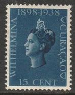Curacao 1938 140  Wilhelmina 15c, Ongebruikt, Postzegels en Munten, Postzegels | Nederlandse Antillen en Aruba, Ophalen of Verzenden