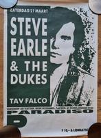 Vintage Poster Steve Earle & the Dukes Paradiso, Ophalen of Verzenden, Zo goed als nieuw