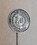 Speldje HERWONNEN LEVENSKRACHT, 40 JAAR, DONGEN., Verzamelen, Speldjes, Pins en Buttons, Verzenden, Gebruikt, Overige onderwerpen