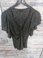 Zwart gouden glitter top Maat m hh, Maat 38/40 (M), Zwart, Vila, Onbekend