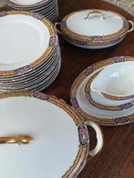 12 pers. Geweldig mooi art deco servies Limoges France, Antiek en Kunst, Ophalen