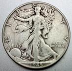 Verenigde Staten, Half Dollar 1945 - zilver, Ophalen of Verzenden, Noord-Amerika, Losse munt, Zilver