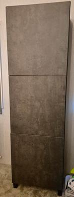 IKEA Besta Hoge Kast Zwart, Ophalen, Met deur(en), 50 tot 100 cm, Zo goed als nieuw
