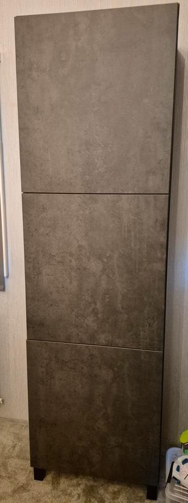 IKEA Besta Hoge Kast Zwart, Huis en Inrichting, Kasten | Kledingkasten, Zo goed als nieuw, 150 tot 200 cm, 50 tot 100 cm, 25 tot 50 cm