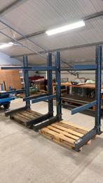 Draagarmstelling 3,7meter | Opslag | Stelling | Verstelbaar, Doe-het-zelf en Verbouw, Ophalen, Gebruikt, IJzer