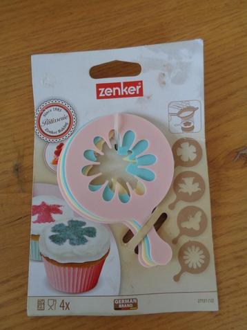 NIEUW: ZENKER cupcake, koffie, taart sjablonen beschikbaar voor biedingen