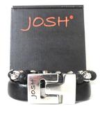 Nieuwe Josh heren armband, Verzenden, Nieuw, Zwart, Leer