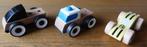3x Houten auto als nieuw, waarvan 2x IKEA Lillaboo, Kinderen en Baby's, Speelgoed | Houten speelgoed, Ophalen of Verzenden, Zo goed als nieuw