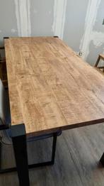 Lamulux mango eettafel 6 persoons 90x190, Ophalen, 50 tot 100 cm, Zo goed als nieuw, Vijf personen of meer
