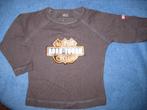 Bruin shirt, 68, Motor Cicles, Kinderen en Baby's, Babykleding | Maat 68, Ophalen of Verzenden, Zo goed als nieuw, Jongetje, Shirtje of Longsleeve