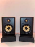 2x KRK Rokit RP5 G4 + Orginele doos + XLR kabels & Iso pads, Overige typen, Zo goed als nieuw, 120 watt of meer, Ophalen