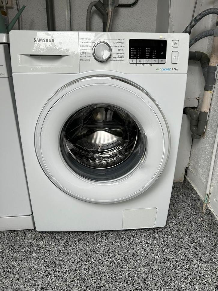 Samsung Wasmachine EcoBubble, Witgoed en Apparatuur, Wasmachines, Zo goed als nieuw, 6 tot 8 kg, 85 tot 90 cm, 1200 tot 1600 toeren