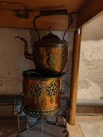 Vintage theeketel en rechaud uit Marokko, Ophalen of Verzenden