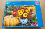 Puzzel fruit en bloemen 1000 stukjes, Ophalen of Verzenden, 500 t/m 1500 stukjes, Zo goed als nieuw, Legpuzzel