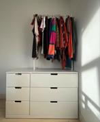 IKEA NORDLI ladekast + kledingroede, Ophalen, Kunststof, 100 tot 150 cm, Zo goed als nieuw