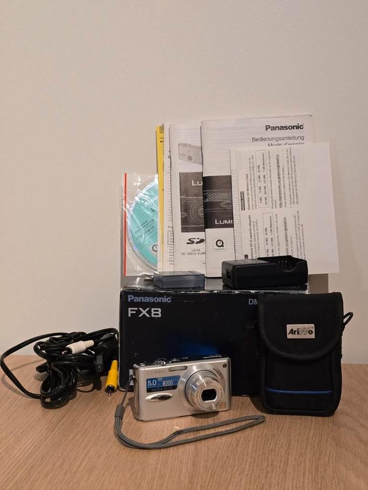 Panasonic Lumix FX8 digicam in doos compleet werkend camera, Audio, Tv en Foto, Fotocamera's Digitaal, Gebruikt, Compact, Overige Merken