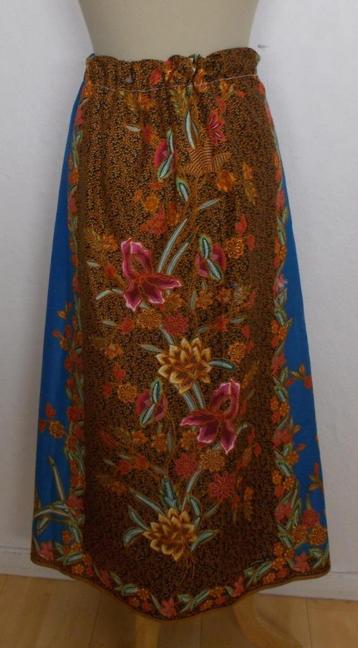 Batik/Indonesische print handmade maxi rok! L beschikbaar voor biedingen