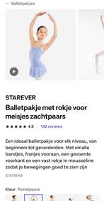 Lila balletpakje zacht paars starever decathlon maat 140/146, Sport en Fitness, Yoga en Pilates, Ophalen of Verzenden, Gebruikt