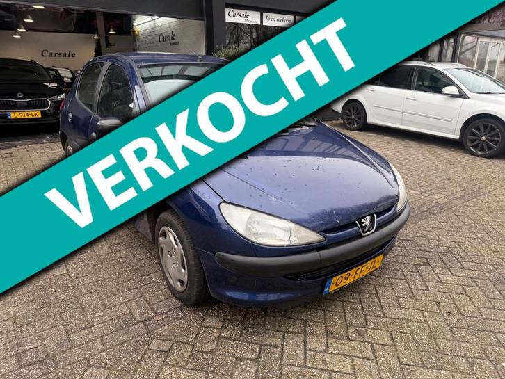 Peugeot 206 1.4 XR, Auto's, Peugeot, Bedrijf, Te koop, Centrale vergrendeling, Startonderbreker, Benzine, Euro 2, Hatchback, Handgeschakeld