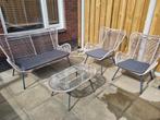 Luxe loungeset, Tuin en Terras, Tuinsets en Loungesets, Ophalen, 4 zitplaatsen, Gebruikt, Bank