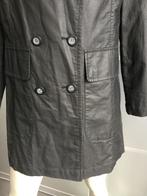 714  zwart jas regenjas: maat S/M trenchcoat tussenjas, Actuals, Zwart, Ophalen of Verzenden, Zo goed als nieuw