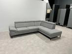 GRATIS LEVERING Montel grijze hoekbank 275x210 Gereinigd, Huis en Inrichting, Banken | Bankstellen, Ophalen, 250 tot 300 cm, Gebruikt