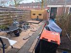 30 Grindtegels 40x40, Tuin en Terras, Tegels en Klinkers, Ophalen of Verzenden, Gebruikt, Beton, Terrastegels