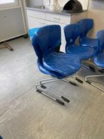 Partij Stapelstoelen - 100 Stuks, Huis en Inrichting, Stoelen, Ophalen, Kunststof, Gebruikt, Blauw