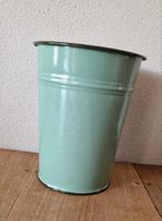 Mint groen emaille vaas/pot, Antiek en Kunst, Antiek | Emaille, Ophalen of Verzenden
