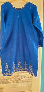 Pakistans ,Indias ,Sare ,Takchita ,Shalwar kameez, Kleding | Dames, Gelegenheidskleding, Overige typen, Blauw, Maat 42/44 (L)