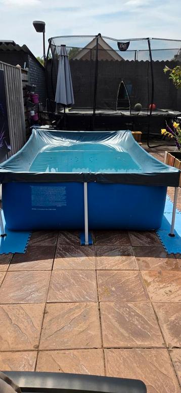 Zwembad Intex 3x2x0.75 m met Pomp en Afdekzeil beschikbaar voor biedingen