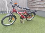 Stoere Loekie kinderfiets (16 inch), Fietsen en Brommers, Fietsen | Jongens, Ophalen, Gebruikt, Loekie, Handrem