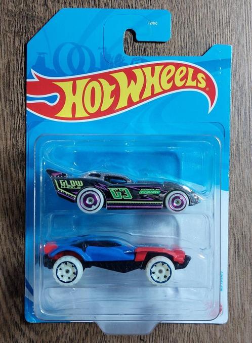 Hot Wheels 2-pack 1/64, Hobby en Vrije tijd, Modelauto's | Overige schalen, Nieuw, Auto, Ophalen of Verzenden