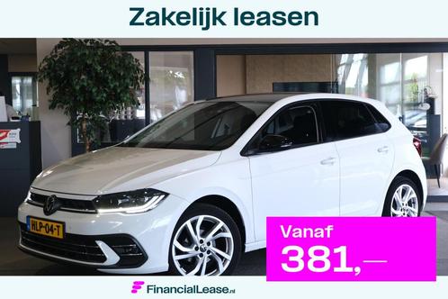 Volkswagen Polo 1.0TSI Style DSG Black Style Navi Cam IQ Led, Auto's, Volkswagen, Bedrijf, Lease, Financial lease, Polo, ABS, Achteruitrijcamera