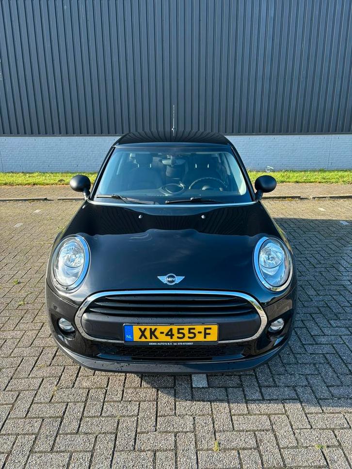 Mini 1.2 ONE 5D 2015 Zwart + winterbanden, Auto's, Mini, Particulier, One, Airbags, Airconditioning, Elektrische ramen, Mistlampen