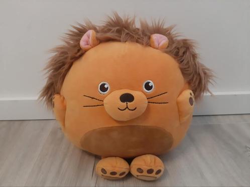 Knuffel Hema Leeuw lion squeeze K8204, Kinderen en Baby's, Speelgoed | Knuffels en Pluche, Zo goed als nieuw, Beer, Ophalen of Verzenden