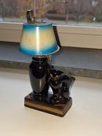 Tafelaansteker Lamp met Kat, Antiek en Kunst, Ophalen of Verzenden