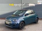 Fiat 500 e La Prima 42 kWh *carplay *leder *pano *camera etc, Gebruikt, 118 pk, 4 stoelen, Leder