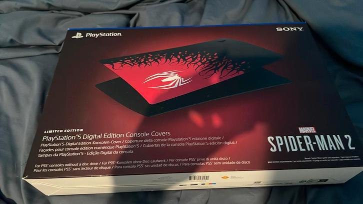 Playstation 5 Spider-man 2 kappenset DIGITAL edition, Spelcomputers en Games, Spelcomputers | Sony PlayStation 5, Zo goed als nieuw