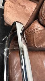 Vintage Vitra Herman Miller Softpad EA 208 Bruin Leer, Ophalen of Verzenden