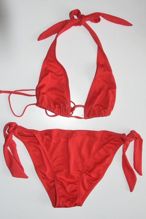 One size rode Bikini set Nieuw, Kleding | Dames, Badmode en Zwemkleding, Nieuw, Bikini, Rood, Ophalen of Verzenden