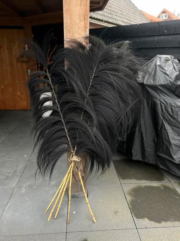 Zwarte kunst palmtakken 5 stuks beschikbaar voor biedingen