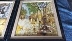 2x bernard dufour op board, Antiek en Kunst, Ophalen of Verzenden
