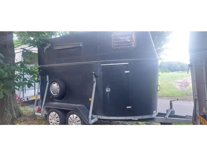 Sluis 2 paards, Dieren en Toebehoren, Paarden en Pony's | Trailers en Aanhangwagens, Gebruikt, 2-paards trailer
