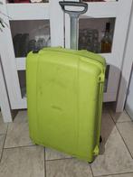 Samsonite Aeris geel/groene spinner 4 wielen setprijs € 185,, 60 tot 70 cm, Hard kunststof, 45 tot 55 cm, Ophalen of Verzenden