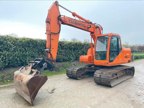 Deawoo Doosan S130LC 13 tons rupskraan 90cm platen, Zakelijke goederen, Machines en Bouw | Kranen en Graafmachines, Graafmachine